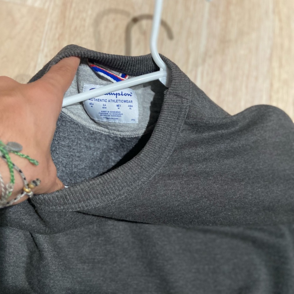 Champion grey sweatshirt